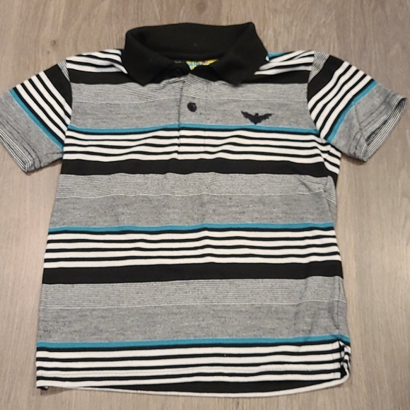 Striped Polo Shirt Size 5 - Picture 1 of 1